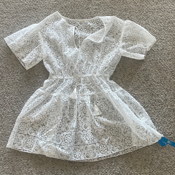 Cupshe Brynlee Scoop Elastic Waist Short Cover-Up Dress - Picture 6 of 7